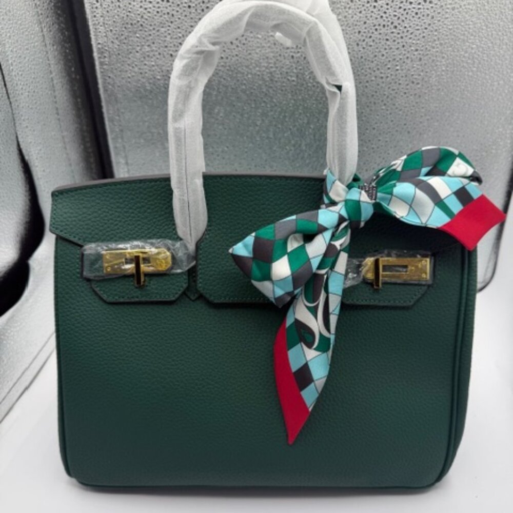 Leather hand bag